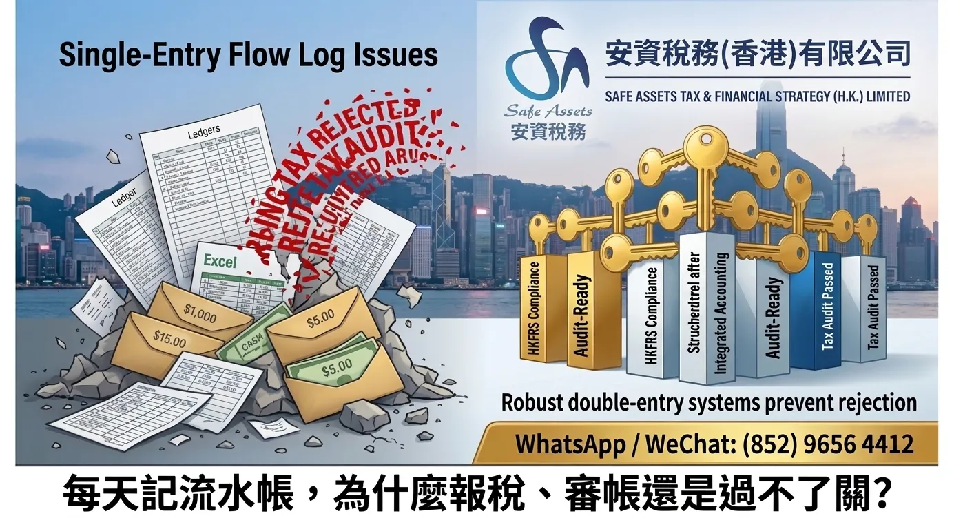 每天記流水賬，為什麼報稅審計過不了關？| 香港公司稅務與審計攻略 | 安資稅務財策